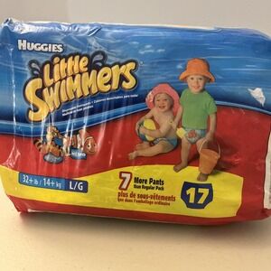 Huggies Little Swimmers Vintage Swimpants 32+ lb‎ Large Tigger & Nemo 2000s